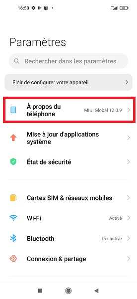Restaurer la sauvegarde sur votre Xiaomi